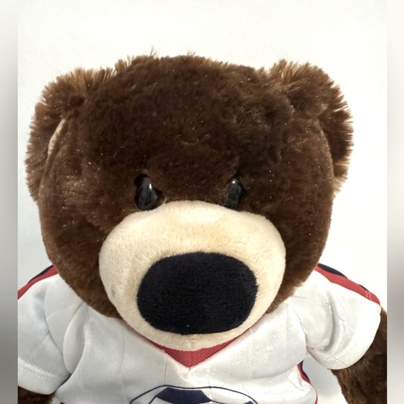 Build-A-Bear Brown Stuffed Animal Wearing Complete Soccer Outfit - Picture 9 of 14